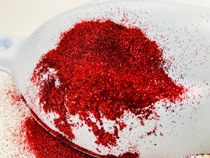 X Finishes Volcano Red Mini Flake 85g/3oz Pack